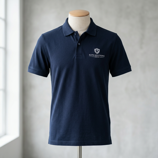 Polo bordado marino